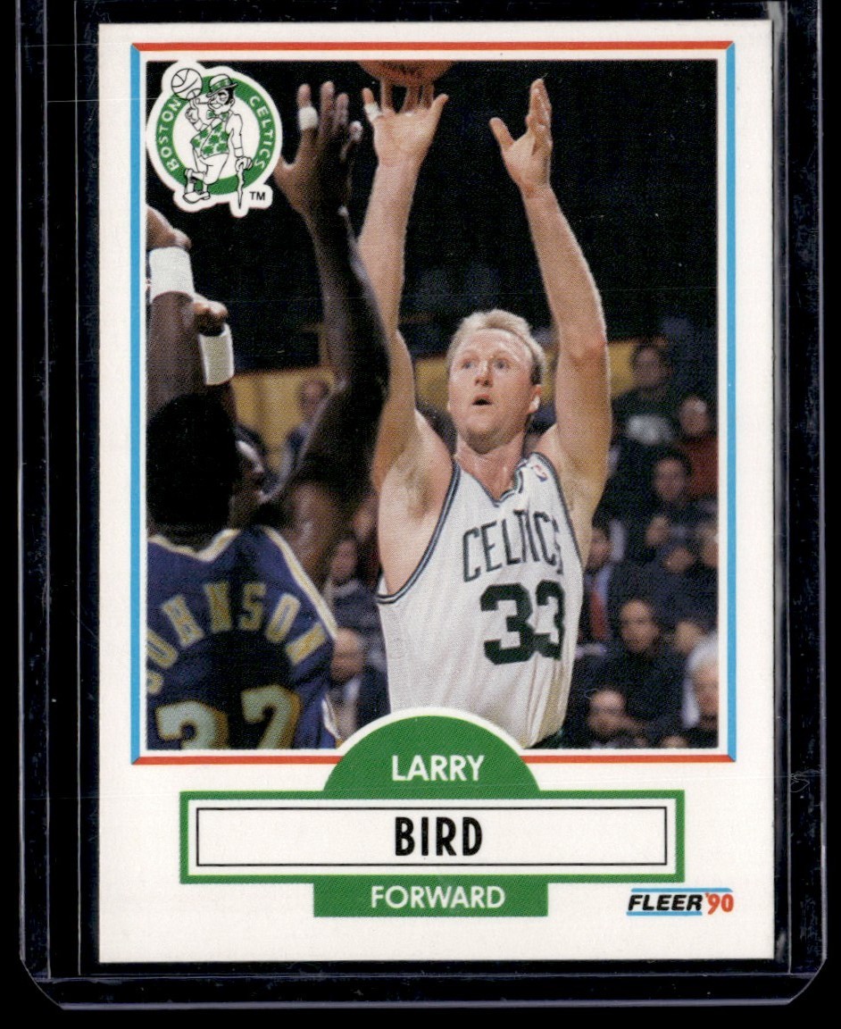 1990-91 Fleer Larry Bird Boston Celtics #8