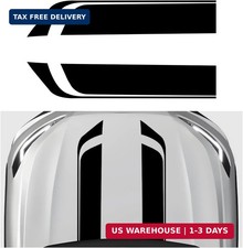 2 Pcs Car Hood Stripe Sticker 33.56.5 Universal Racing Stripes Decal Auto Bo