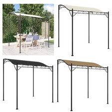 Pergola Pavillon Sonnenschutz Überdachung Gartenpavillon Stoff Stahl