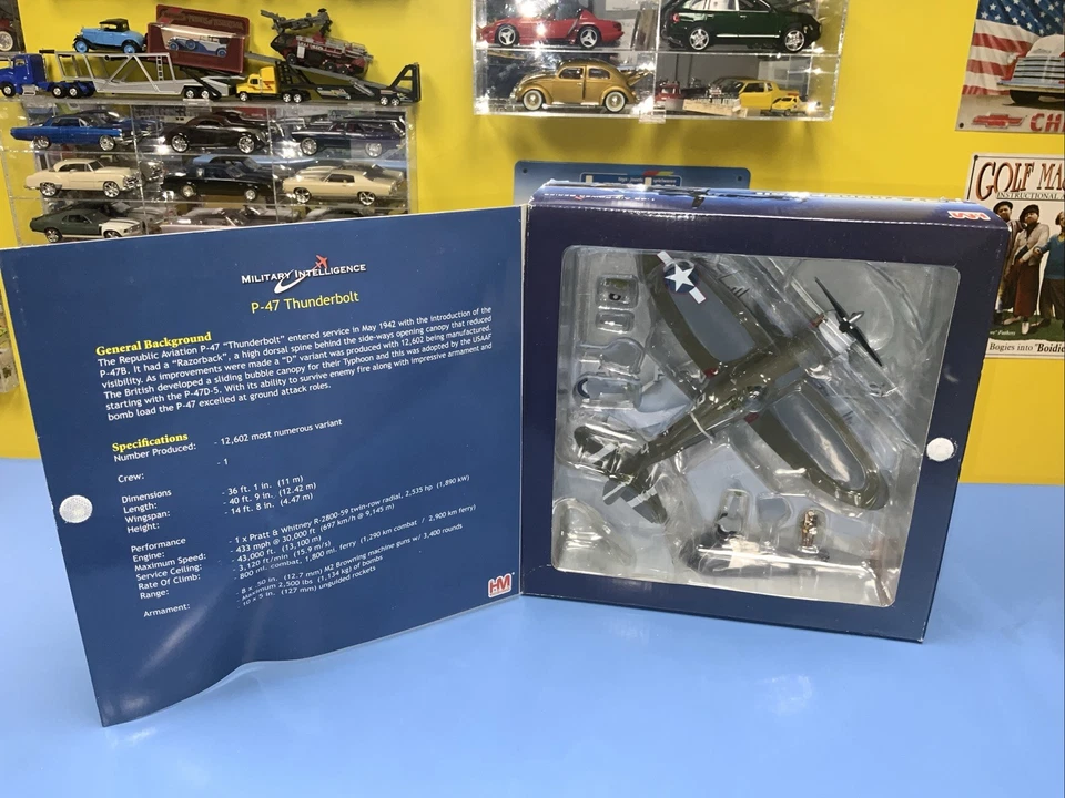 Hobby Master P-47D Thunderbolt Razorback Flown by Steve Pisanos HA8450b 1:48 - Image 2 of 4