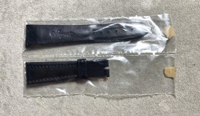 New Sealed Factory Breguet 3/4  x 9 1/2  Black Leather Watch Strap Band