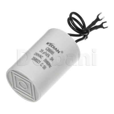 Japanese Spec 35UF 250VAC Motor Run Capacitor 35MFD CBB60 HVAC 25/85/21 40X65MM