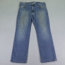 Carhartt Jeans Mens 38x30 Blue Denim Relaxed Fit Rugged Flex Straight Work