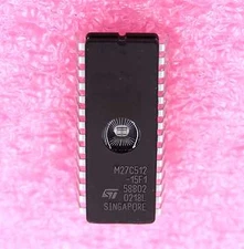 ST Microelectronics M27C512-15F1 UV EPROM - Lot of 10