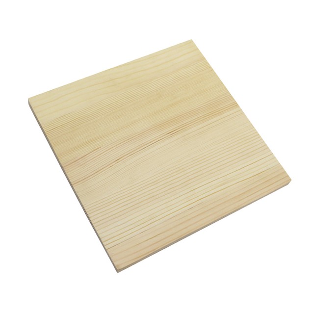 Wooden Wood Square Plain Plaque 24 X X1 4cm Unfinished For Crafting Diy