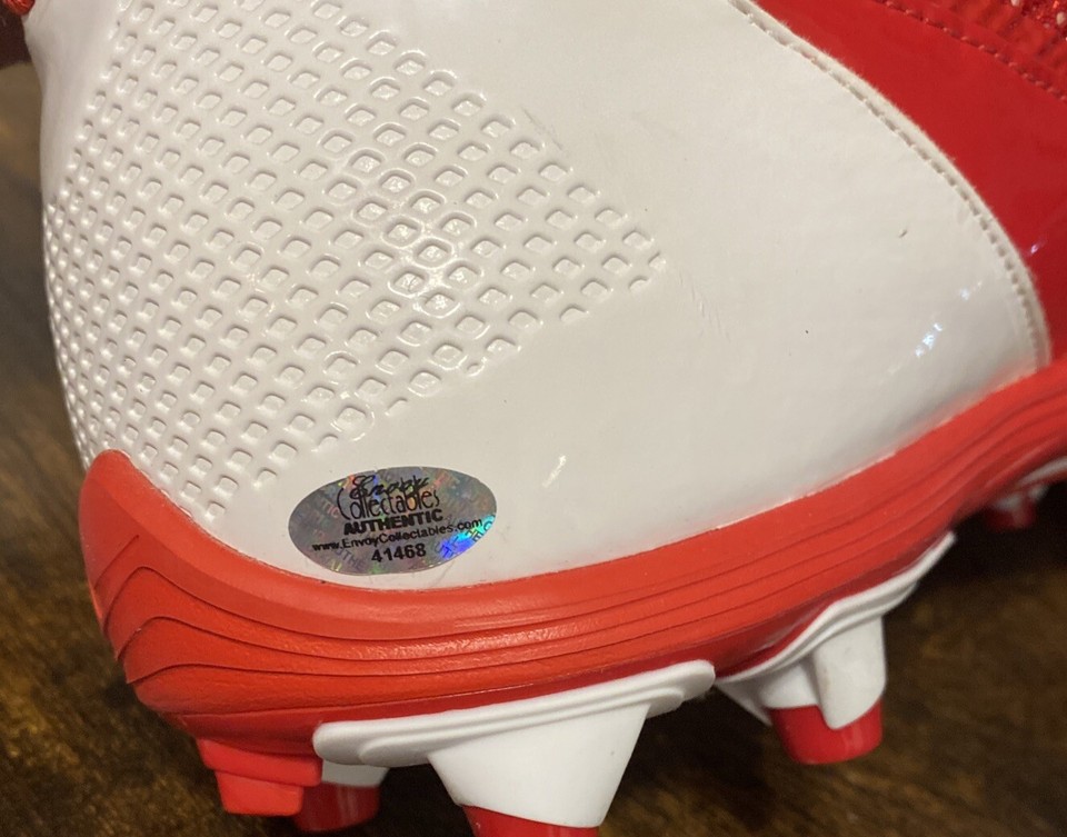 Kareem Hunt Kansas City Chiefs Autographed Signed Football Cleat W/coa