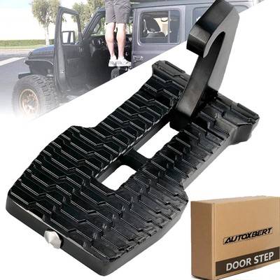 Foldable Car Door Latch Step Foot Pedal 400 lbs Safety Hammer Roof Rack Access;