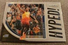 2019-20 Panini Prizm Basketball Donovan Mitchell Base Prizm Get Hyped Utah Jazz