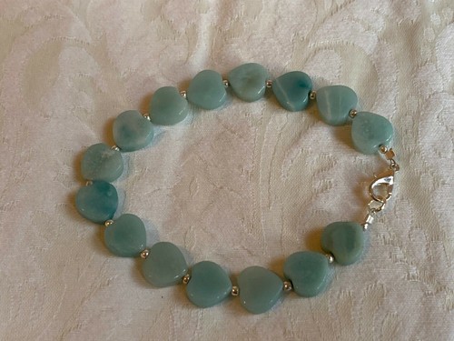 Stone Bead Bracelets for the Larger Wrist: 7.5; 7.75; 8; 8.5" with Plated Clasps - Picture 29 of 44