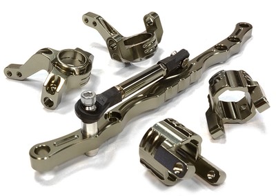 Jeu De Fusées De Direction Et Bloc De Chasse Pour Axial SCX-10 - Machined - Intégry GUN