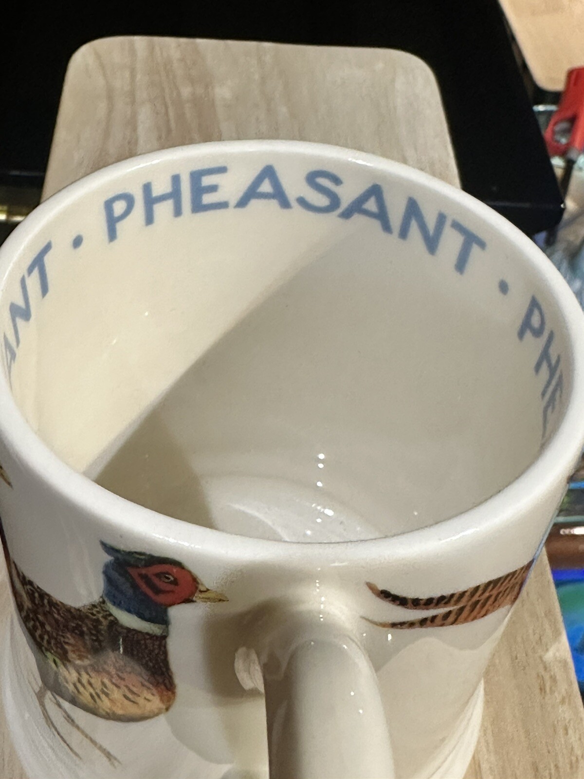 EMMA BRIDGEWATER PHEASANT Half Pint Mug BN Free Post eBay