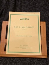 Czerny Les Cinq doigts opus 777 partition méthode piano éditions Combre