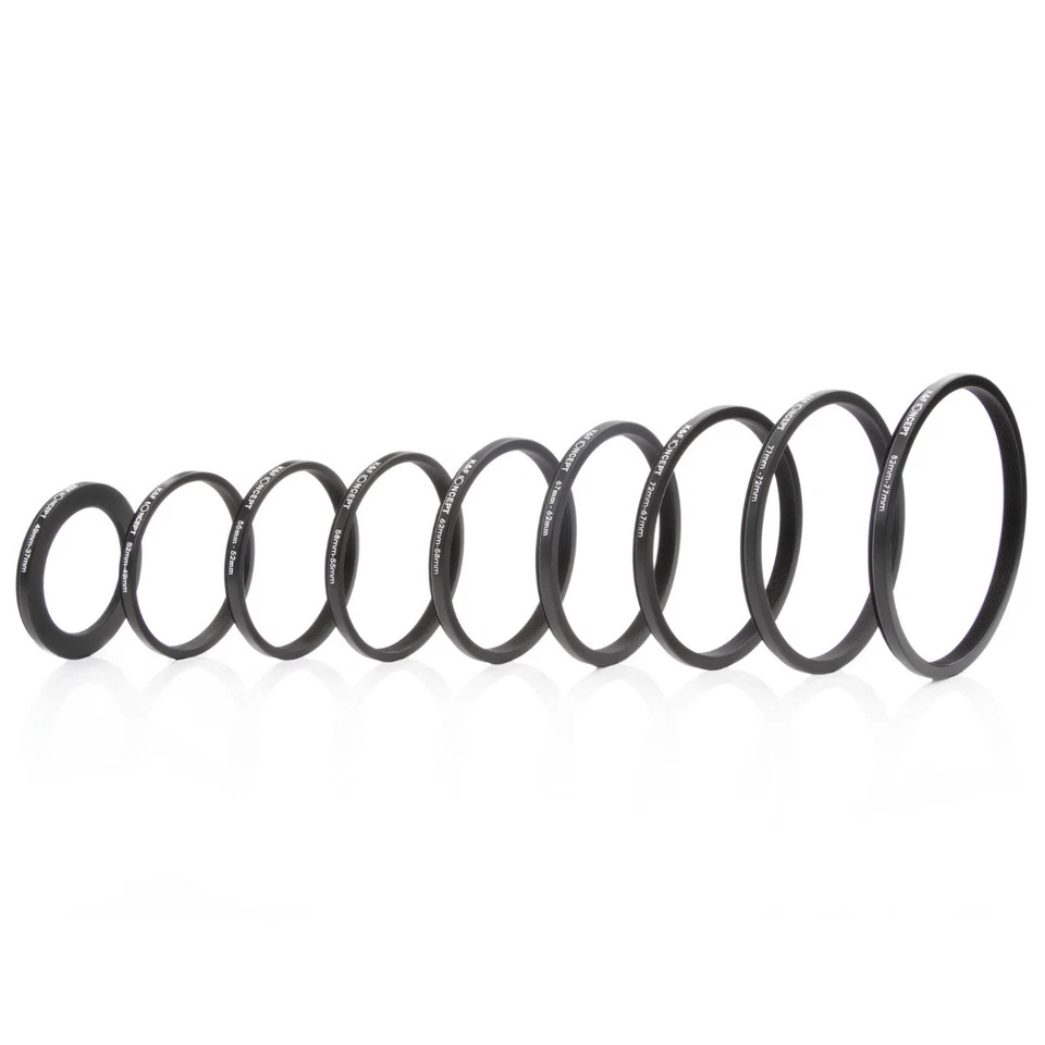 18x Camera Lens Filter Adapter Step Up Down Ring 37 49 52 55 58 62 67 72 77 82mm - Image 4 of 4