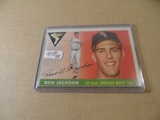 R-126 1955 topps baseball card Ron JACKSON #66 first base Chicago White Sox