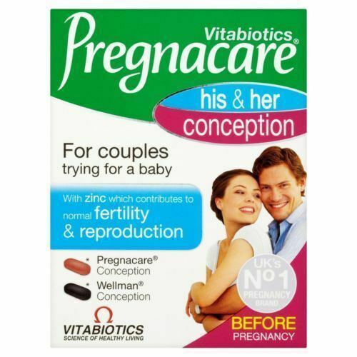Vitabiotics Pregnacare His And Hers Conception 60 Tablets For Sale Online Ebay