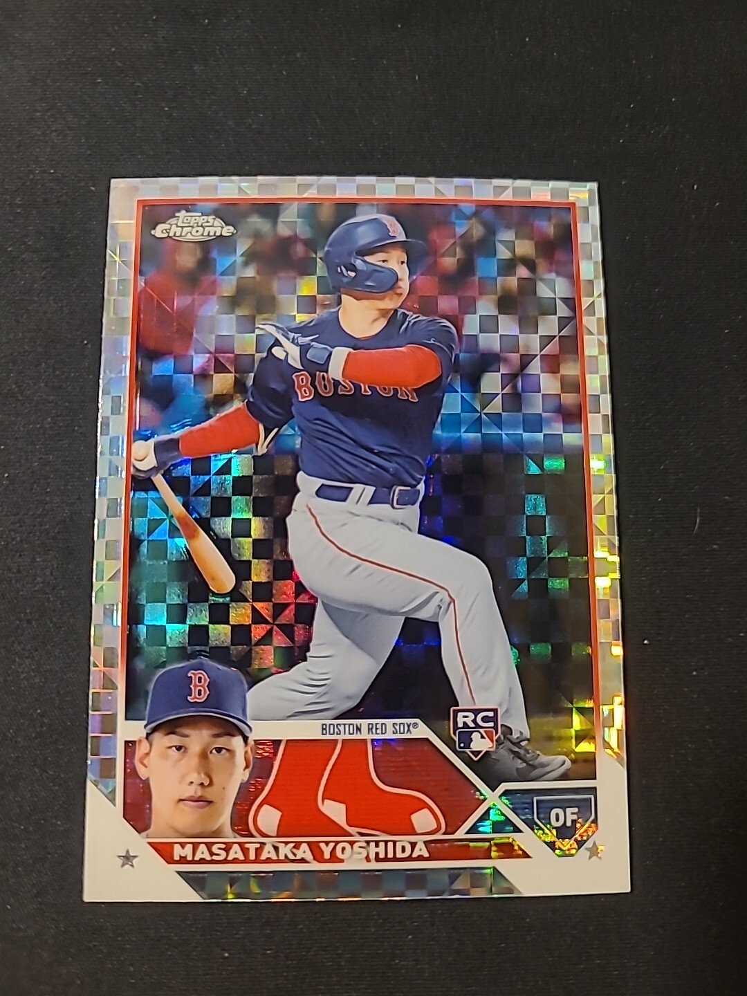 Masataka Yoshida [RC] #167 2023 Topps Chrome X-Fractor