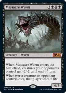Massacre Wurm x1 - Magic Core Set 2021 - NM-Mint, English - Magic Core Set 2021