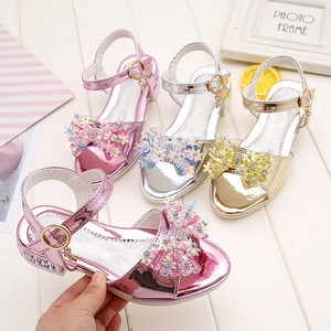 New Summer Kids Princess Shoes Children Students Party Sandals for Girls