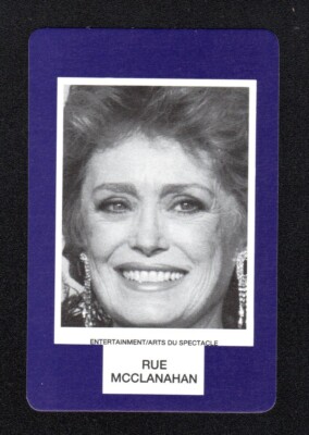 Rue McClanahan Actress 1993 Face To Face Game Card Canadian Issue