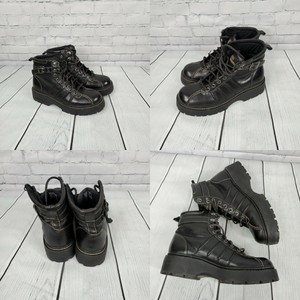 black leather sketchers