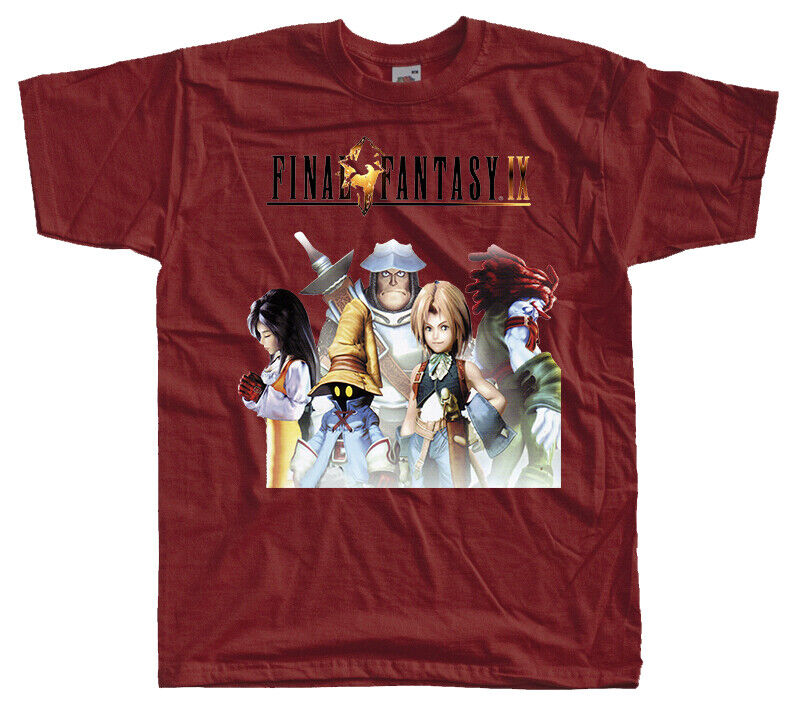 Final Fantasy IX,COMPUTER GAME, T-Shirt (YELLOW,BLACK,RED Final Fantasy IX,COMPUTER GAME, T-Shirt (YELLOW,BLACK,RED