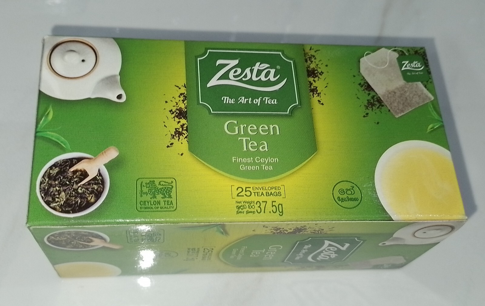 Green Tea Pure Ceylon Natural Organic Premium Zesta Best Quality BOPF