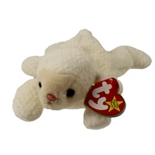 TY Beanie Baby - FLEECE the Lamb (7.5 inch) - MWMTs Stuffed Animal Toy