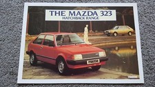 MAZDA 323 INC GT SALES BROCHURE 1982