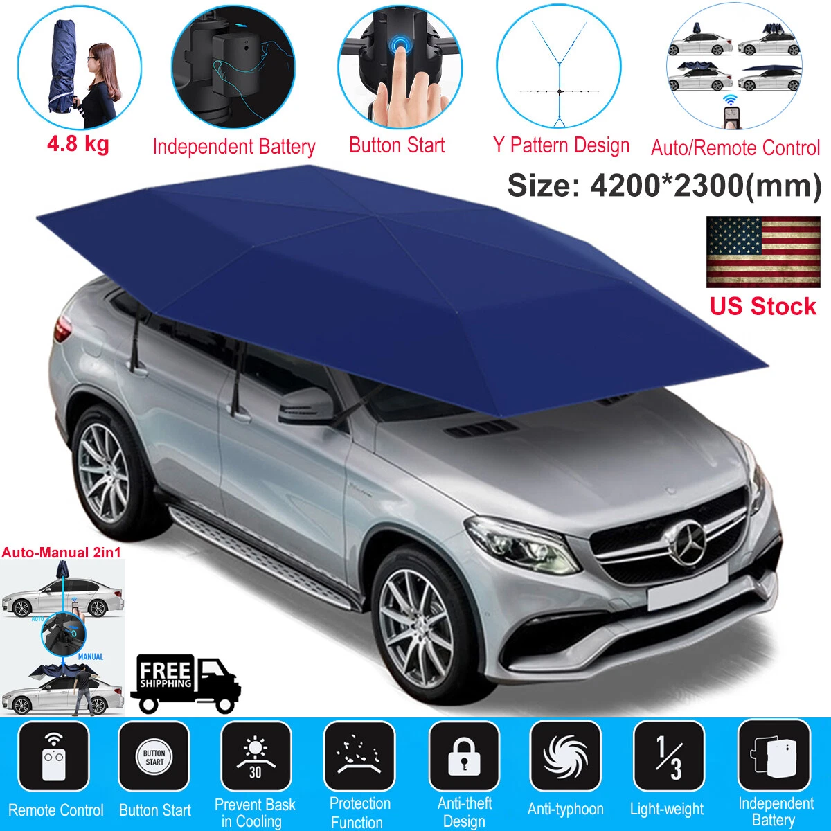 Buy Wholesale China Car Windshield Sun Shade Umbrella Uv