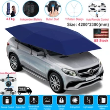 Fully Automatic Manual Portable Car Tent Umbrella UV Protection Sun Roof Cover