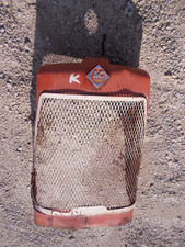 Allis Chalmers D17 Ac Tractor Original Front Nose Cone Grill W/ Badge & Emblem