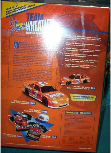 1997 Dale Earnhardt Wheaties Collection 1/24, 1/64 (2) 4 Cereal Boxes LOT OF 7 - Picture 6 of 17