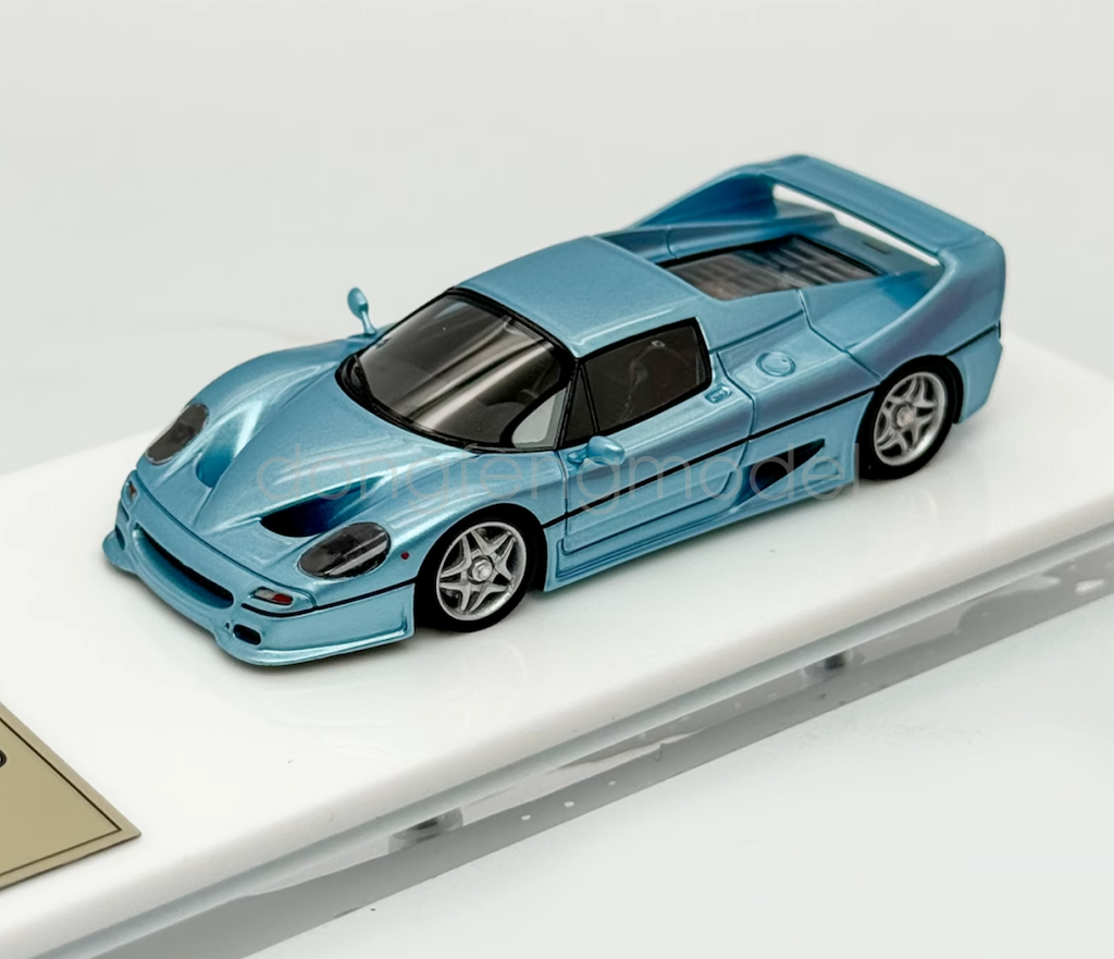 DMH 1:64 Blue F50 Aperta Hard Top Racing Sports Model Diecast