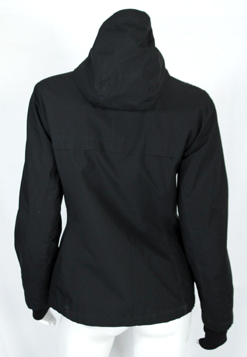 PRADA SPORT Black Gore-Tex Poly Techno Logo Pull Hooded Zip PRADA SPORT Black Gore-Tex Poly Techno Logo Pull Hooded Zip