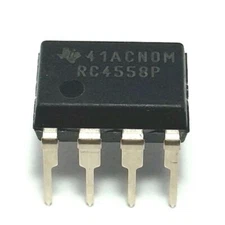 4 Pieces | RC4558P 4558 Dual Operational Amplifier DIP-8 | FAST US Ship