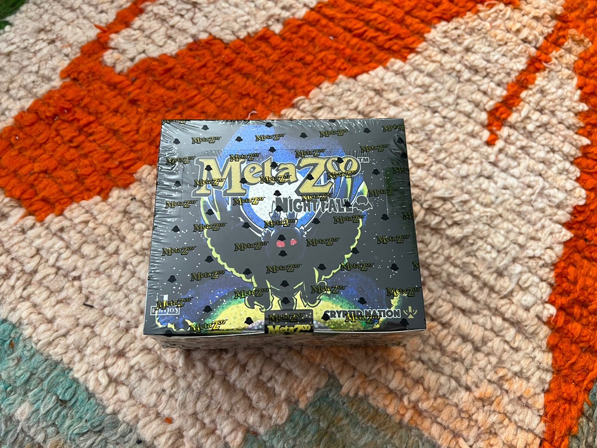 nightfall first edition booster box MetaZoo Base Set Booster Box (24 Pack Display) – Amazing Rares