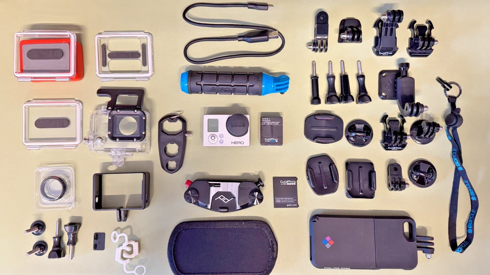 GoPro Hero 3 Silver 1080p 60fps + Waterproof Case & Accessories - Image 2 of 4