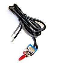 5 SPST 12V Toggle Switches 24 Inch Wire Mini Car On Off Switches