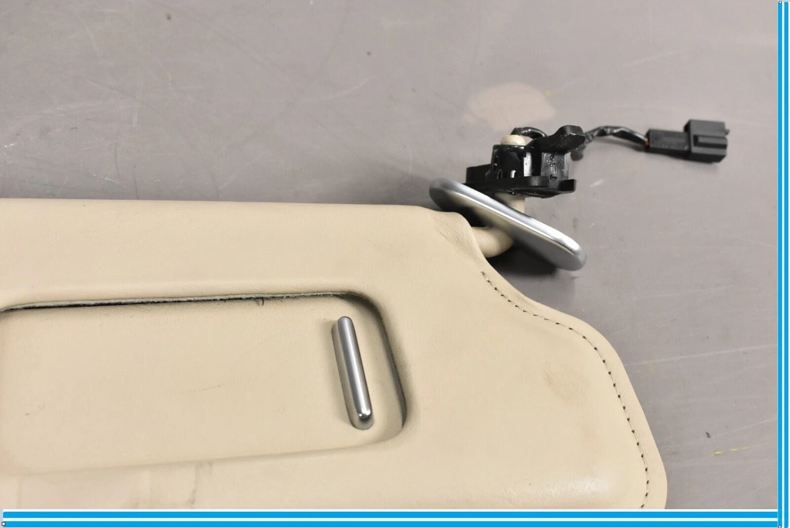 03-18 Bentley Continental Right Passenger Side Sun Visor Shade Sunvisor Tan OEM
