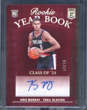 2023-24 Panini Donruss Elite Rookie Yearbook Gold Auto #'d /10 Kris Murray