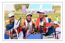 Rose Hatton & Straka Europe 2023 Ryder Cup Signed Pre Print 6x4 PHOTO Gift GOLF