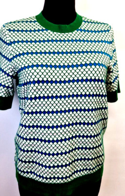 COS Kurzarm Pullover Pulli Damen S Oberteil Oversize STRICK Baumwolle Viskose 2