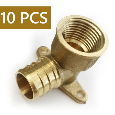 2 Pack 3/4" Copper Press Fit X 3/4" Female NPT Elbows - No Lead Plumbing Fittings