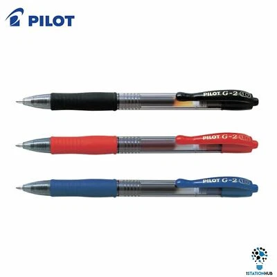 Pilot G2 Gel Ink Retractable Pen | 1.0mm | Home Office School Stationery - Image 1 of 4
