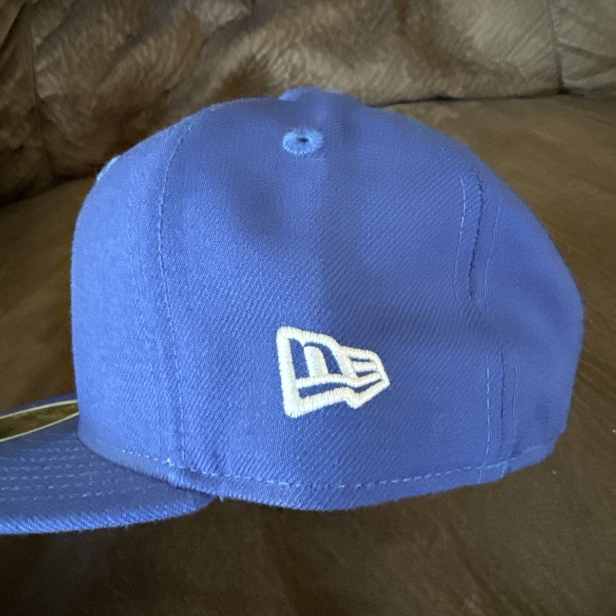 NEW Blank Royal Blue New Era Fitted Kids Hat Cap Flatbill