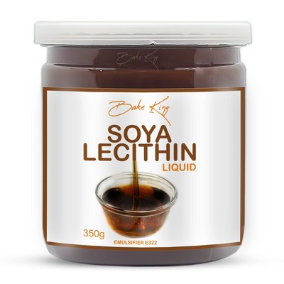 BAKE KING Soya Lecithin Liquid 350gm, Soya Lecithin Liquid Silky and Smooth Choc