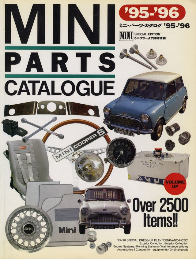 BOOK] MINI Parts Catalogue '95-'96 rover austin cooper minor