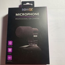 Authentic Bower Professional On-camera Microphone BPH-MIC200 Brand New Sealed