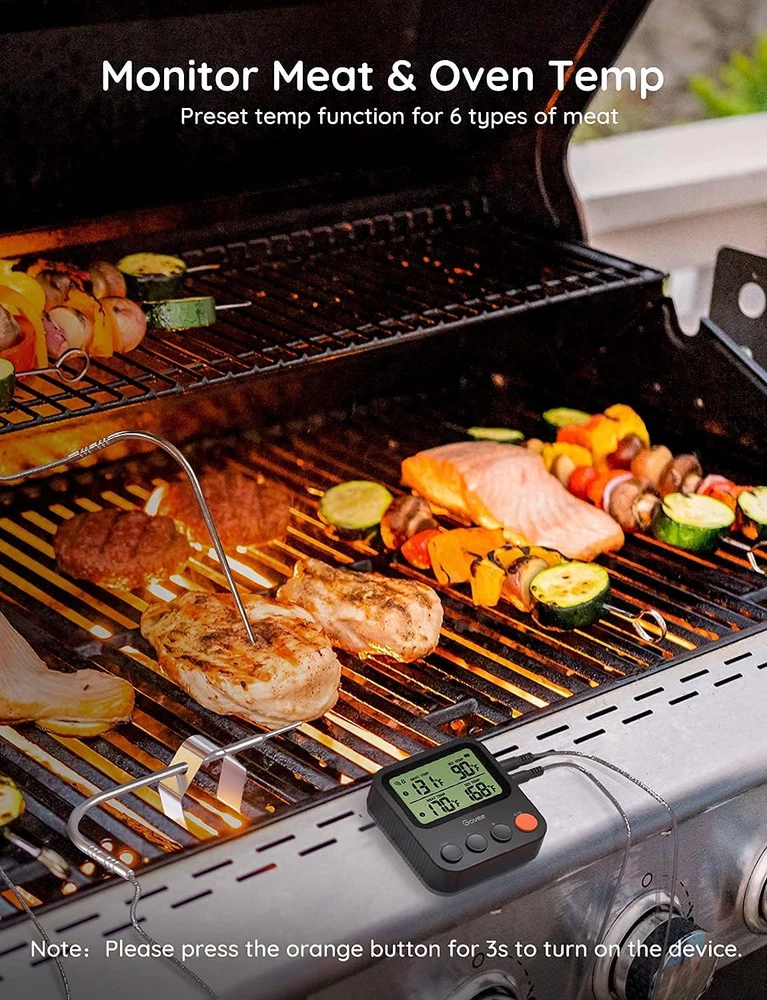 Bluetooth Meat Thermometer, 230Ft Range Wireless Grill Thermometer Remote Monito