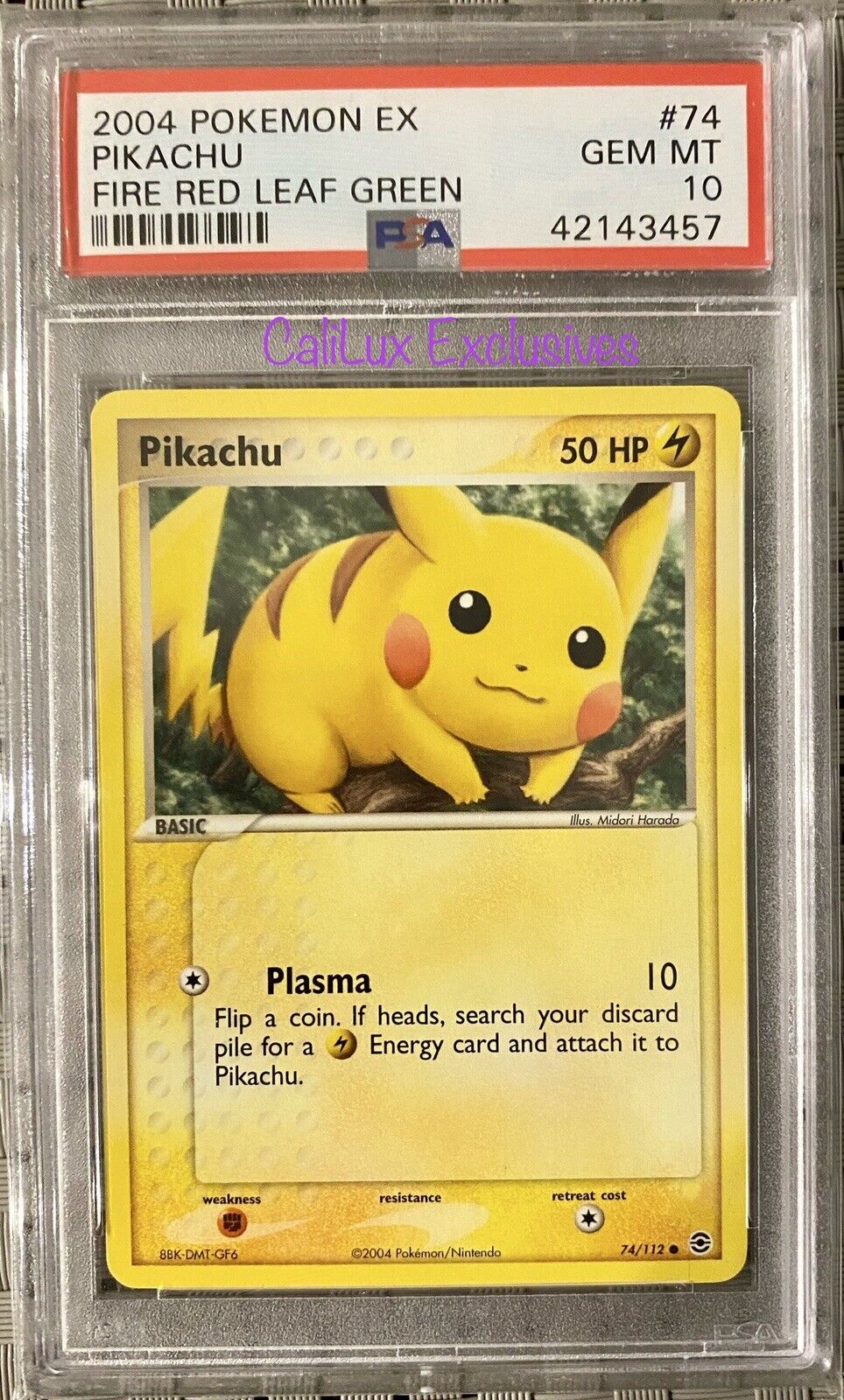 Pokemon PSA 8 NM-MT Ditto 4/112 EX Fire Red & Leaf Green Holofoil Rare 2004